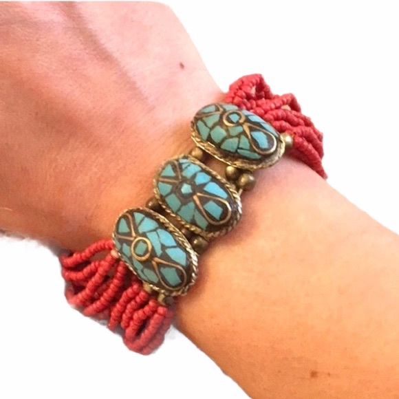Vintage Jewelry - 🌵Turquoise bracelet🌵